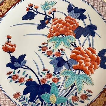 陶器　有田焼　染錦芙蓉文額皿　哲山作 Amazon.co.jp: 陶器 有田焼 染錦芙蓉文額皿 哲山作 : おもちゃ